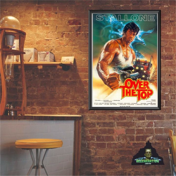 Poster Film Over The Top 1987 Con Sylvester Stallone - Stampe Da Collezione