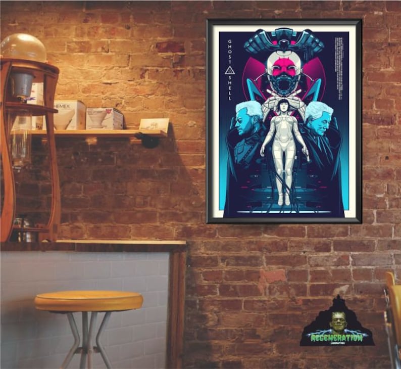 Ghost in the Shell Poster Scarlett Johansson Movie New FREE P+P CHOOSE YOUR SIZE