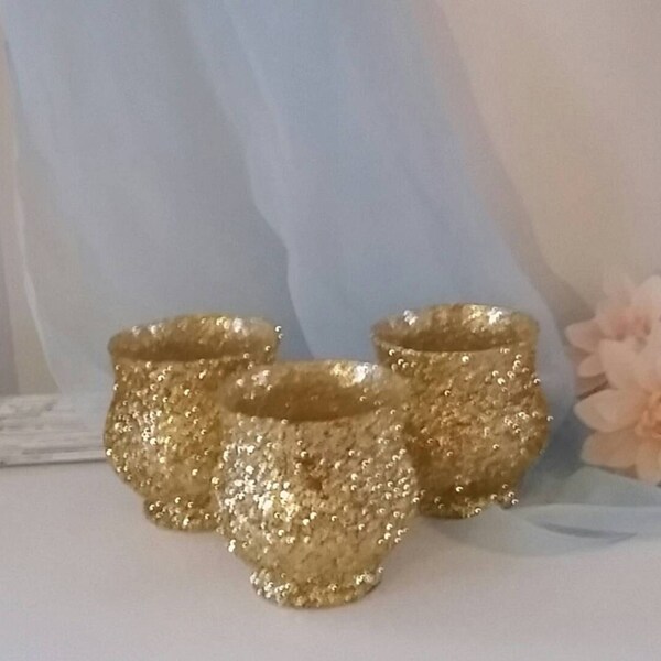 Gold Vases Etsy