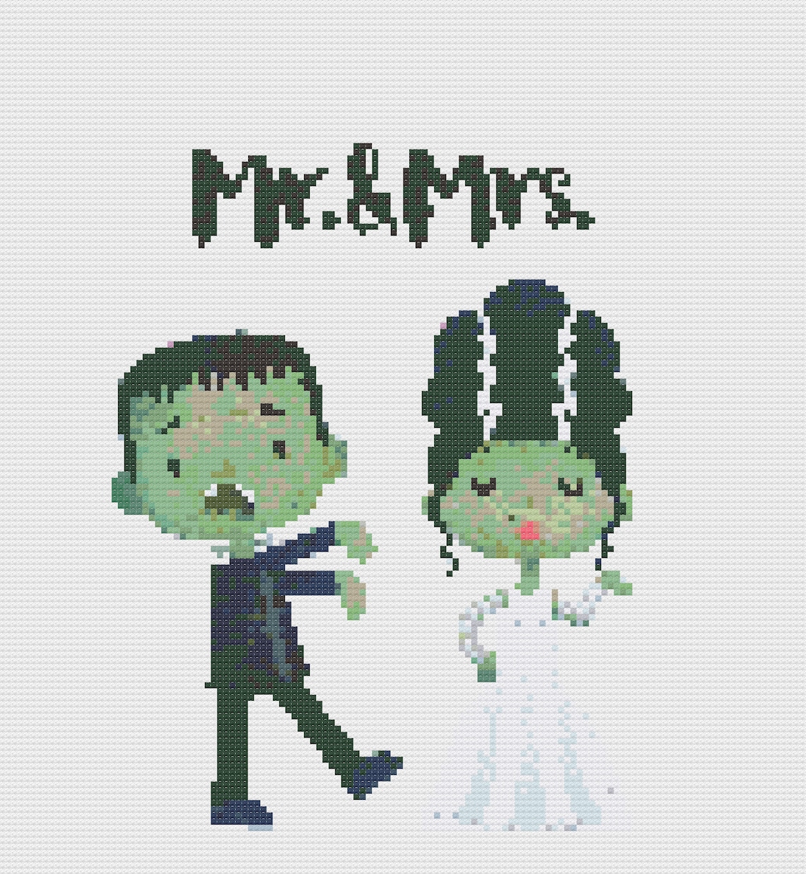 Mr &amp; Mrs Frankenstein - Etsy
