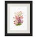 Printable Wall Art, Pink Flower Print, Floral Bouquet Illustration ...