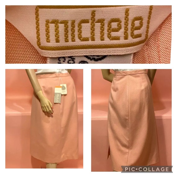 Vintage 70’s-80’s Women’s Wool Skirt MICHELE PALE… - image 1