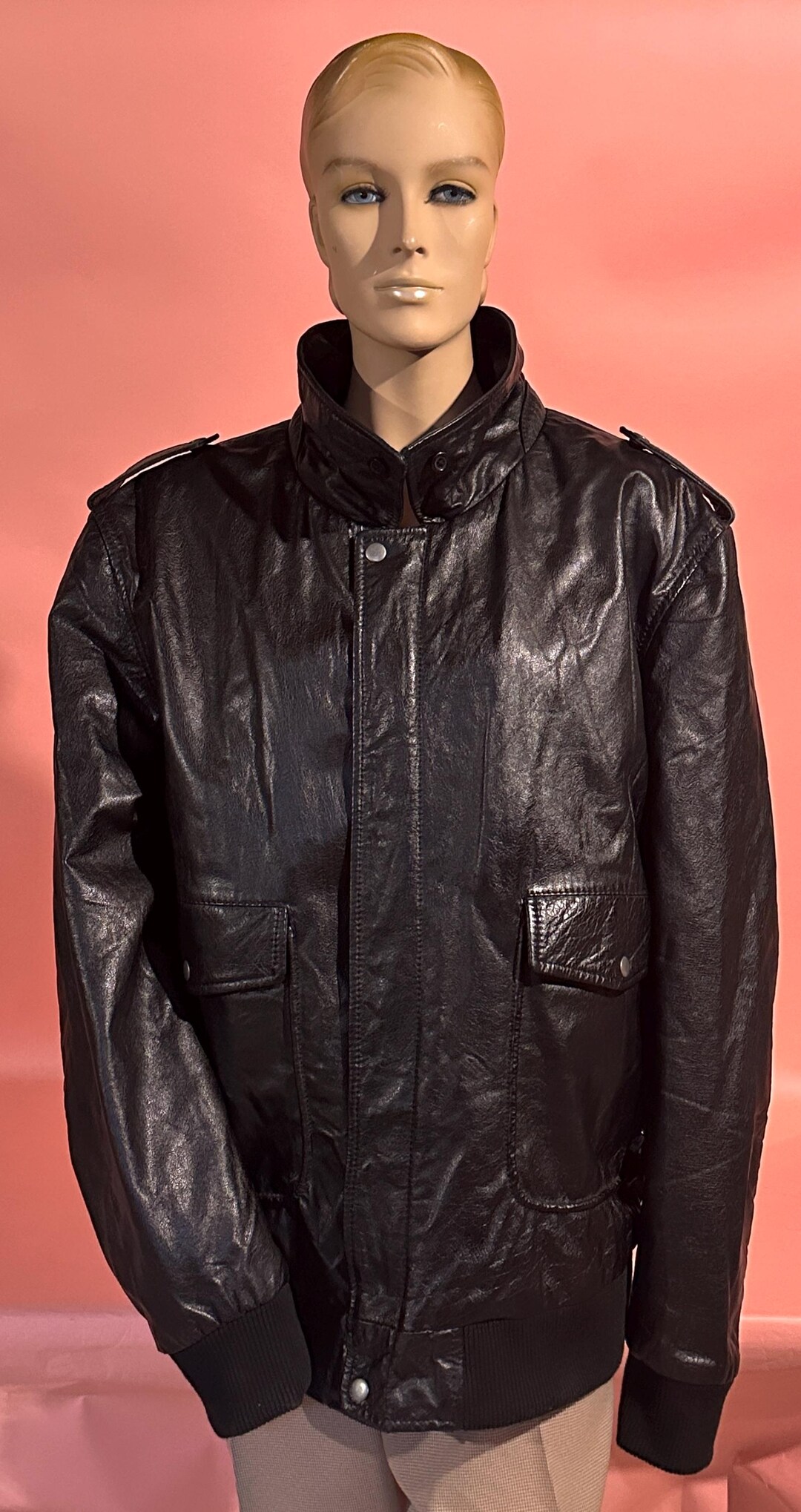 ジャケット・アウター Vintage Leather Jacket Italy BALL BASIC Vintage Bally International Leather Jacket Made in Italy - Etsy