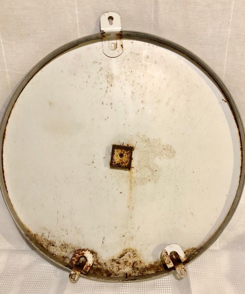 Glass The OHIO THERMOMETER Co Metal Frame Vintage Curved Glass-1950/'s Original 18\u201d Jumbo Dial SHEPLERS