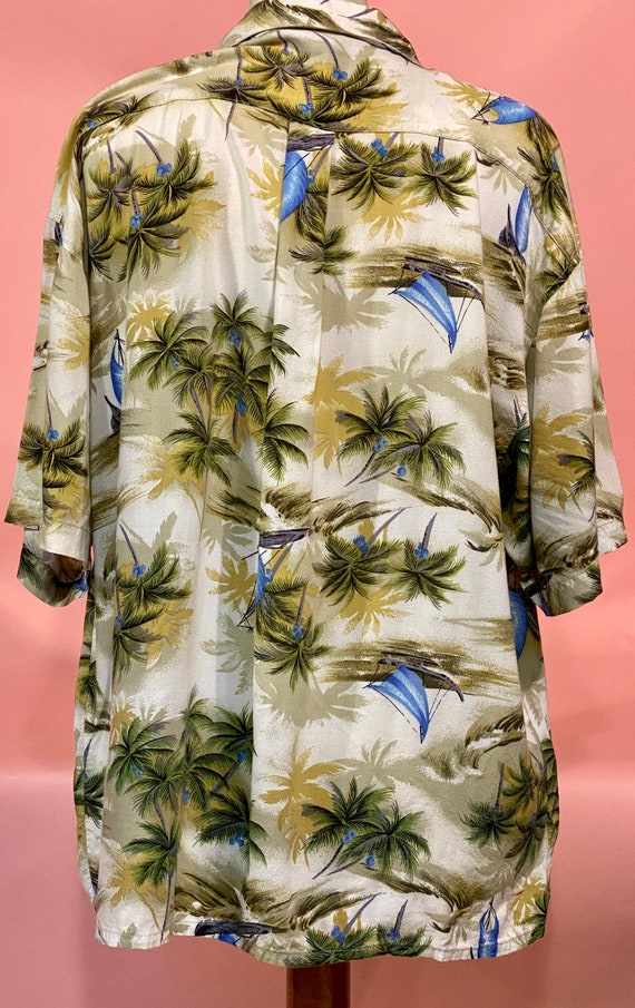 1980's Vintage Hawaiian Shirt-Size Medium-Men's o… - image 6