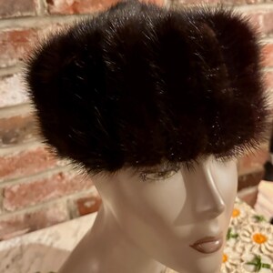 Gwen Pennington Black Faux Fur Hat Plush Winter Bucket Gwen Pennington Hat - Etsy main image 2