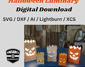 Halloween Luminary - Digital Files for Laser cutting