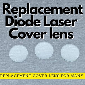 Replacement cover lens for diode lasers - 8 pack