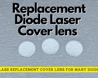 Replacement cover lens for diode lasers - 8 pack