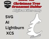 Digital Files for a laser cut Christmas Tree Ornament Holder