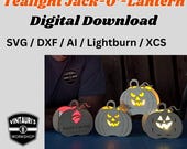 Tealight Jack-O-Lantern - Digital File for Lasers