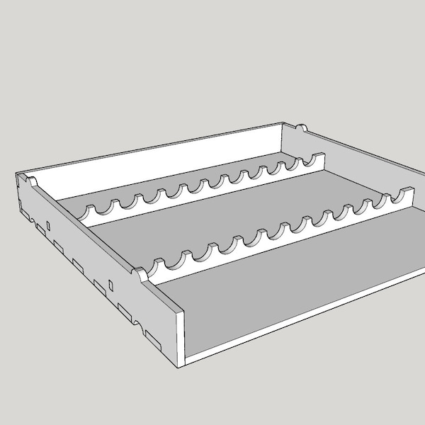 Stacking Trays for markers, pens, pencils and more - Laser File