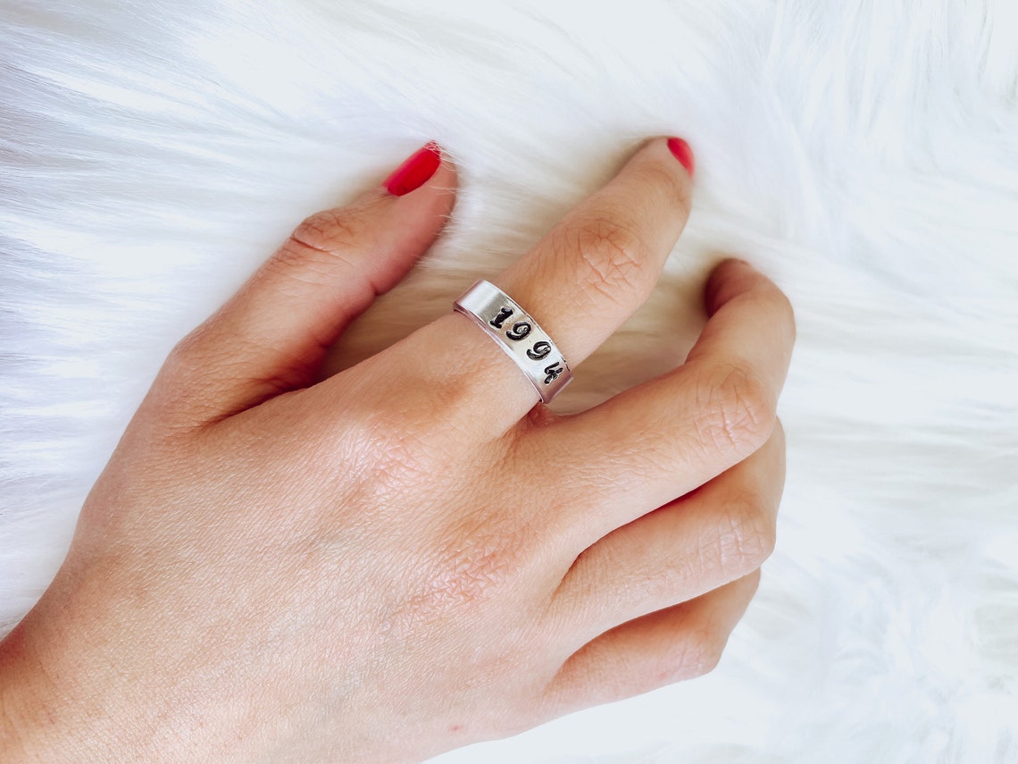 Custom DATE Ring Etsy