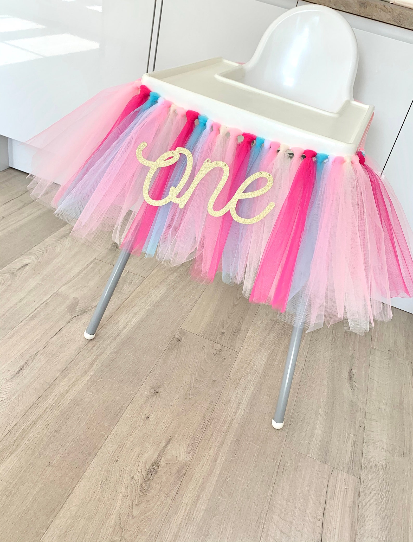 High Chair Garland One Bunting Highchair Bunting 1st Etsy