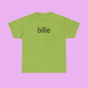 Maglietta Billie Brat - Merchandising del tour di Billie - T-shirt di Billie - Magliette del tour di Billie - Magliette del tour Hit Me Hard Hit Me Soft - Maglietta con testo di Billie