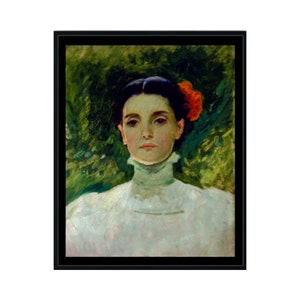 Portrait of Maggie - Instant Digital Download Vintage Antique Oil Painting, Vintage Painting, Portrait Print, Art Print, Antique Art