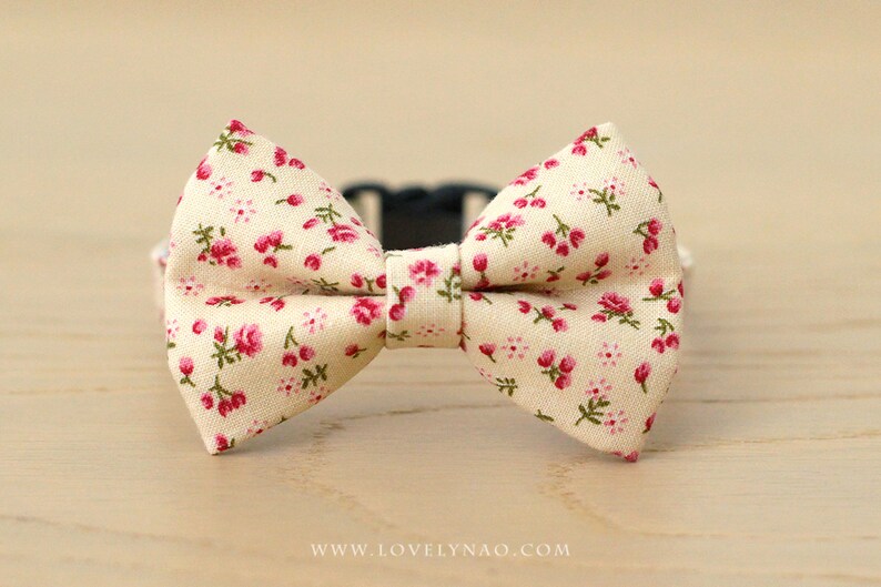 Jasmine Cat Bow Tie Collar afbeelding 1