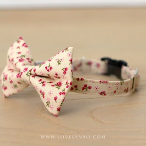 Jasmine Cat Bow Tie Collar image 2