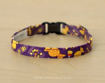 Halloween Cat Collar - Trick or Treat (Purple)