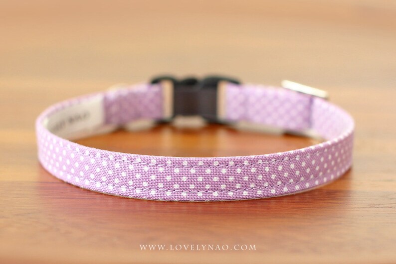 Soft Lavender Cat Collar Etsy
