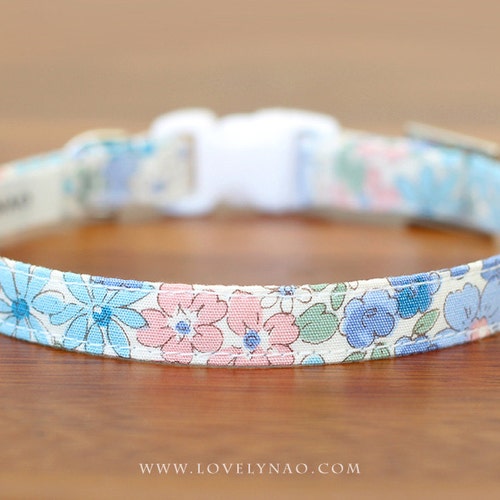 Gentle Flower Cat Collar Yellow Etsy