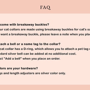 Cat Collar Denim Blue Blue Denim Cat Collar / Breakaway or Non-Breakaway / Chambray, Wedding, Preppy / Cat, Kitten, Small Dog image 7
