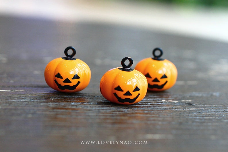 Halloween Cat Bell Cute Pumpkin pumpkin Bell / Cat Collar Etsy