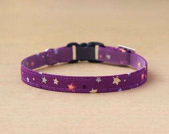 Halloween Cat Collar - Halloween Magic (Purple)