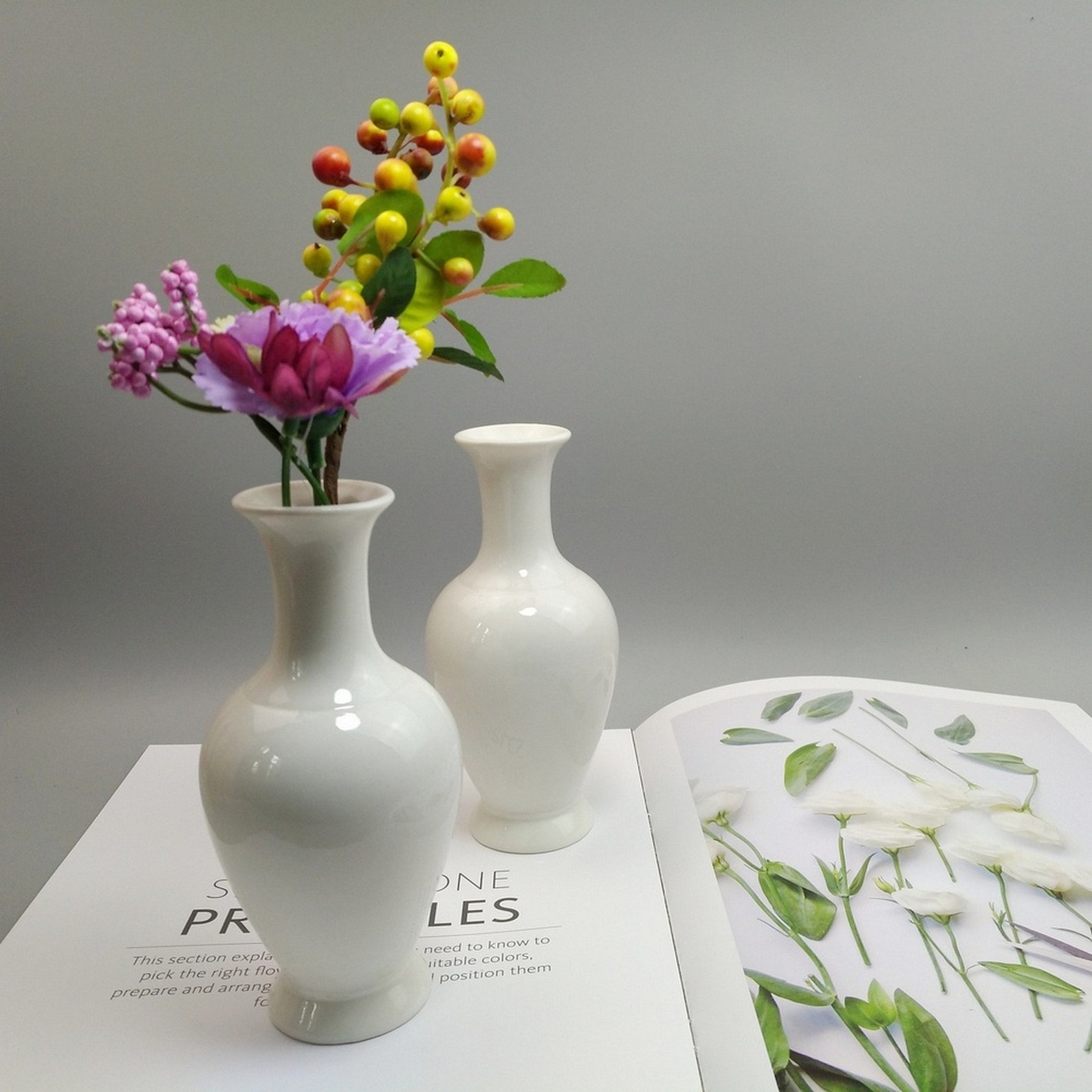 Small Cute Vasedecorative Ceramic Vases Unique Giftflower Etsy