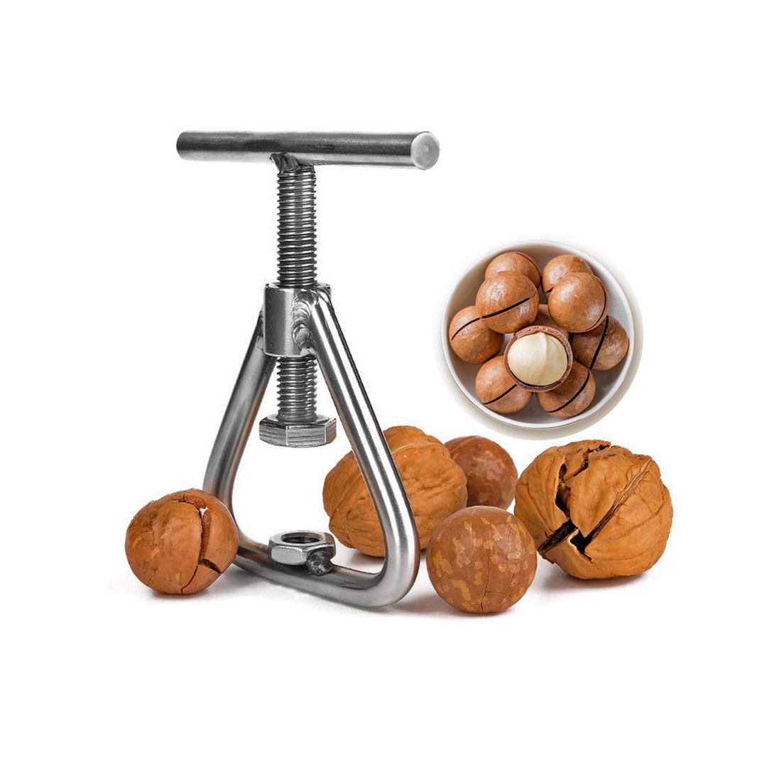 Nut Crackers Tool Heavy Duty Stainless Steel Pecan Walnut Plier Opener
