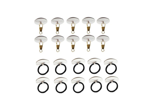 Multi Purpose Small Ceiling Suspension And Wall Hooks Adhesive Display Hanging Hangers Set Pack Of 20
