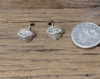 Geometric Design Studs-Stud Ear rings-Pierced Ear rings-10mm x 8mm Studs