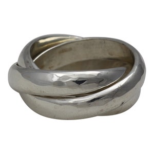 Anneau de mariage russe-bagues à rouler-bagues imbriquées-bagues triples