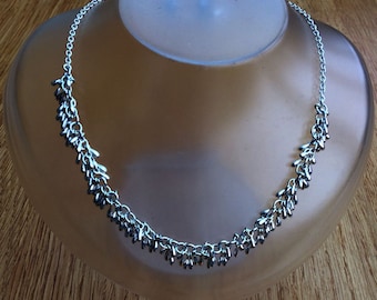 Teardrop Necklace Deco Inspired Style