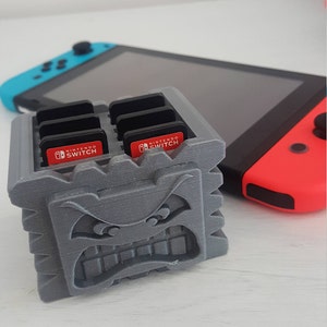 Nintendo Thwomp Inspired Switch Cartridge Storage box