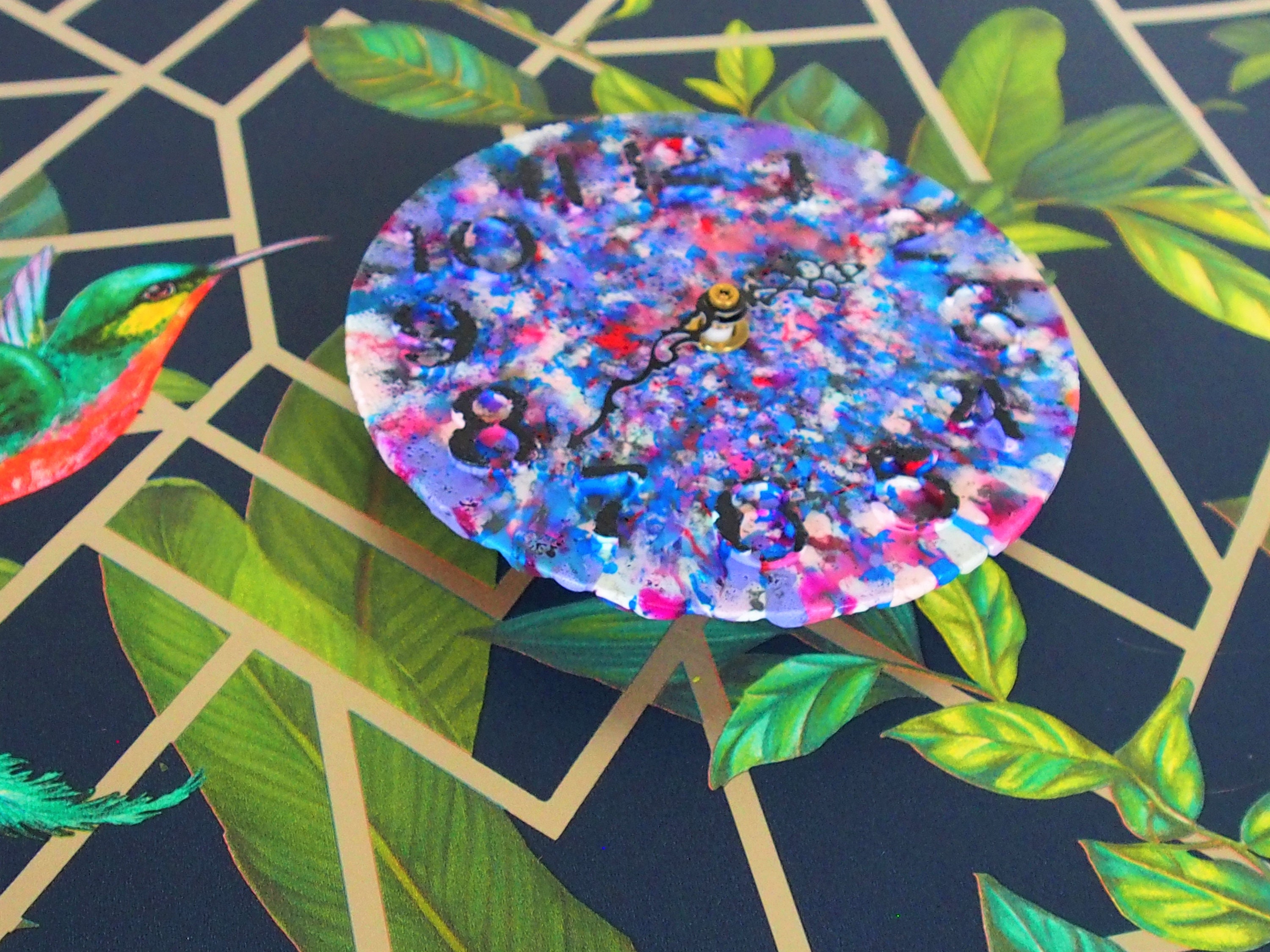 Recycled Plastic Clock / Analog Wall Clock Etsy