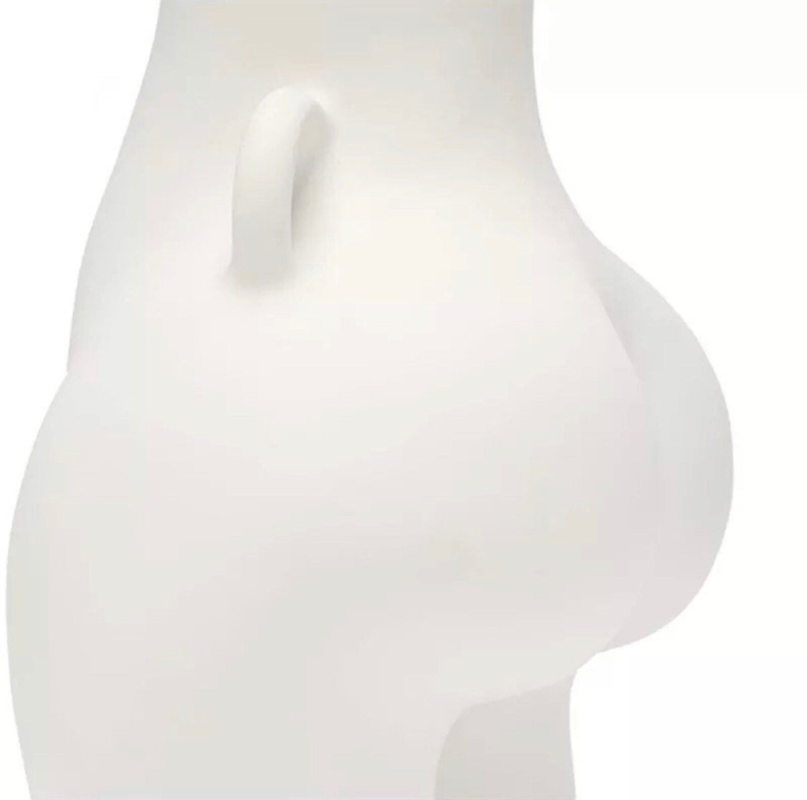 large black bum vase