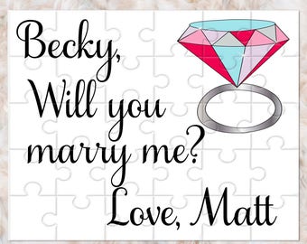Marriage Proposal, Marriage Proposal Puzzle, Proposal Idea, Will You Marry me, Marry Me Ideas, Marry me Sign, Unique Proposal Idea, Propose