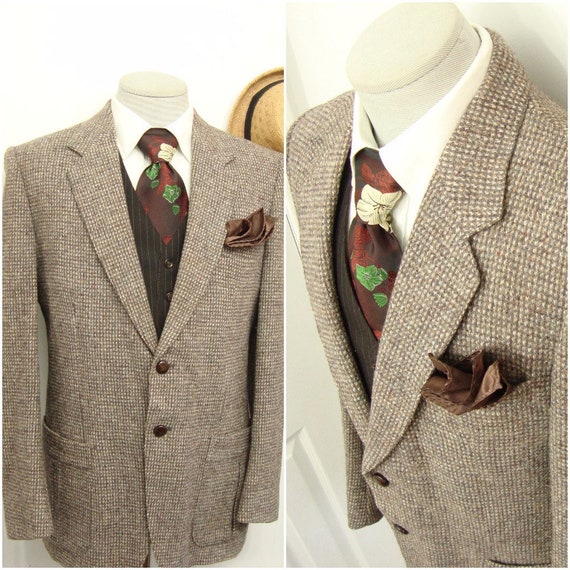 vintage tweed blazer