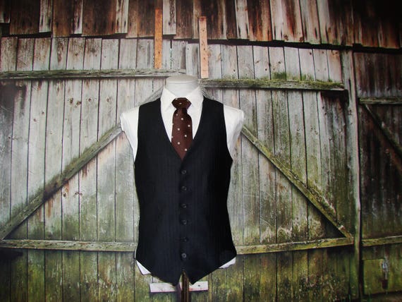 Men's wool blend waistcoat top