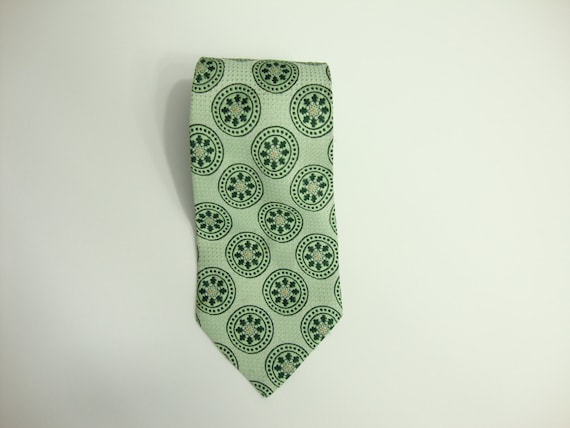 1950's Vintage Men's Suit Tie Men's Necktie Medal… - image 1