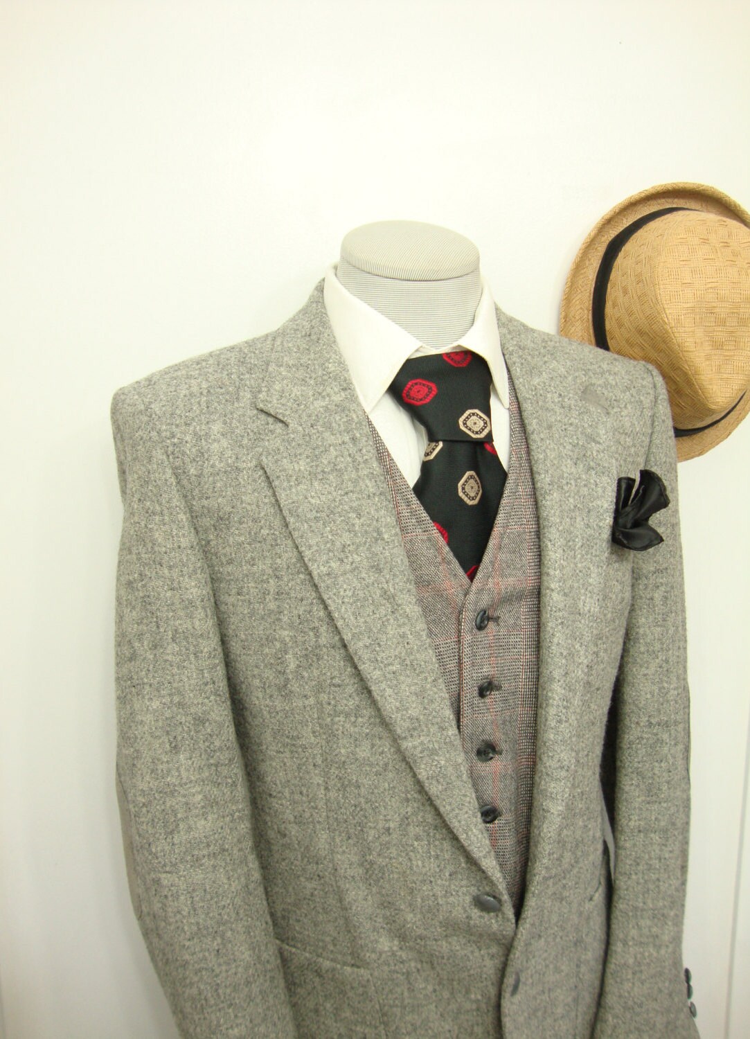 Vintage Elbow Patch Avery Row Suit Jacket / Men's Etsy