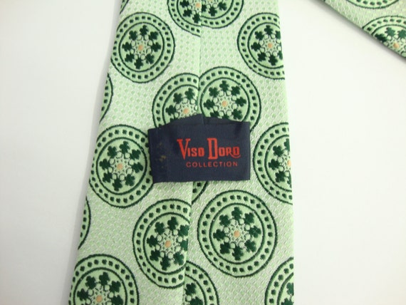 1950's Vintage Men's Suit Tie Men's Necktie Medal… - image 4