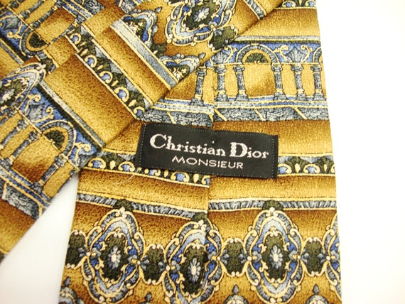 1970's Vintage Christian Dior Tie Mens Vintage Di… - image 6