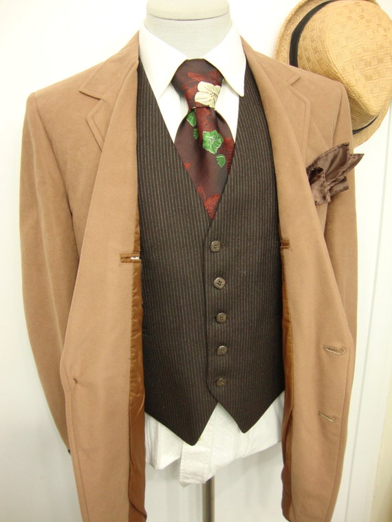 caramel suit jacket
