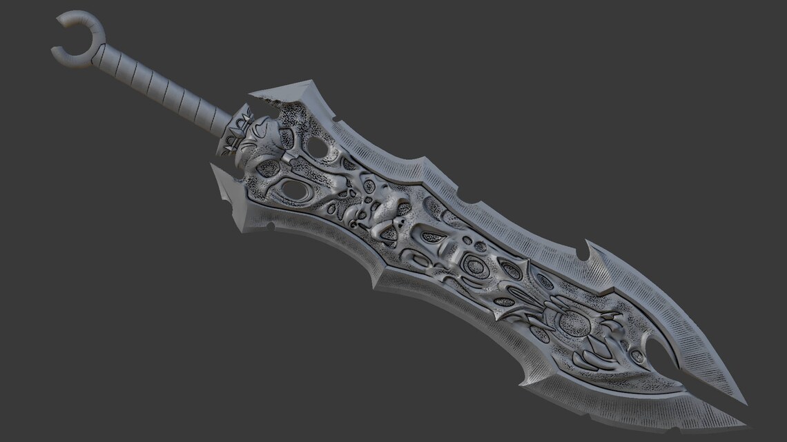 3D File of Darksiders Chaoseater Sword | Etsy