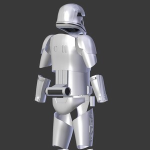 3D Model of Stormtrooper Armor First Order from | Etsy