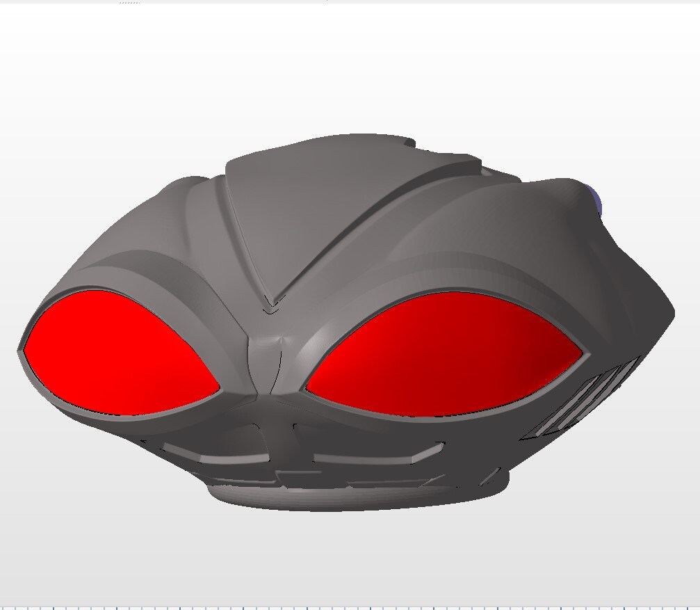 3D Model of Black Manta helmet from Aquaman movie Etsy