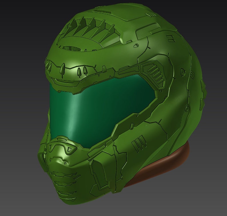 3D Model of Doom Eternal Helmet Etsy