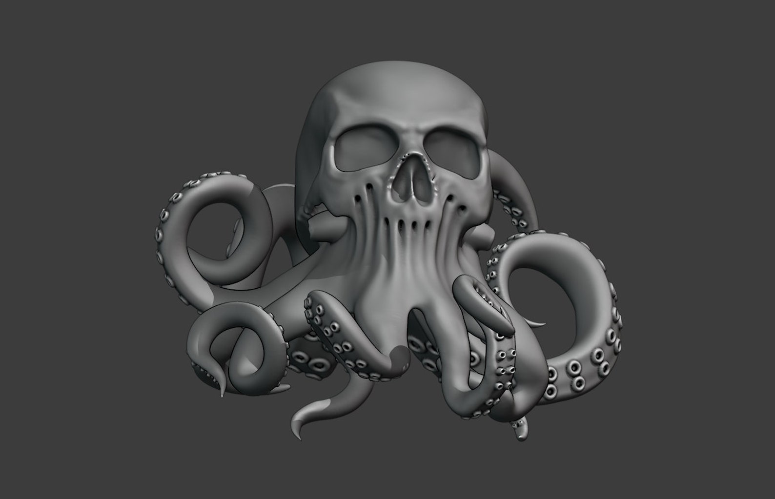 3D File of Skulloctopus Etsy